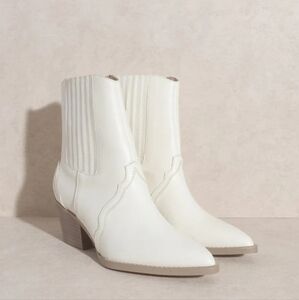 Chic Cream Ankle Booties